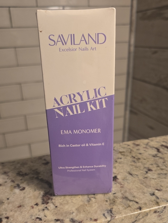 Other - Purple Acrylic Nail Kit Ema Monomer